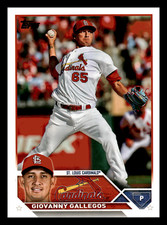 2023 Topps Giovanny Gallegos #13 St. Louis Cardinals Centered Mint