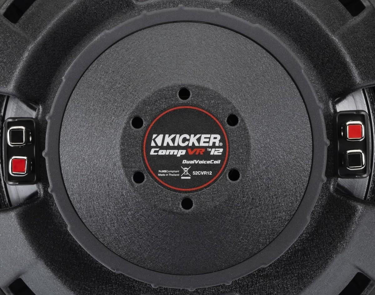 Kicker 52CVR124 - CVR12 CompVR 12インチ (30cm) サブウーファー DVC 