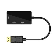 DisplayPort to HDMI / VGA / DVI  Multi-Function Adapter converter