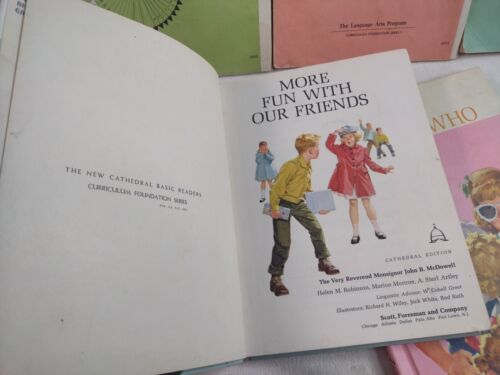 New Cathedral Basic Readers Vintage Scott Foresman Mixed Lot 5 HC & PB 1960s - Picture 6 of 16