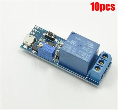 10PCS5-30V Trigger Delay Switch Power Delay Relay Timer Micro Usb Control Mod rf