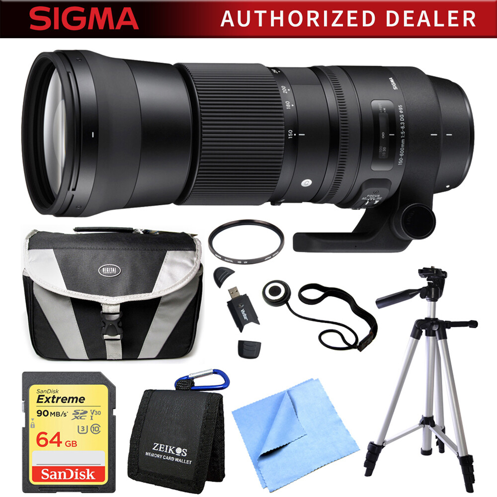 Sigma 150-600mm F5-6.3 DG OS HSM Zoom Lens for Nikon DSLR Camera Sigma 150-600mm F5-6.3 DG OS HSM Zoom Lens for Nikon DSLR Camera