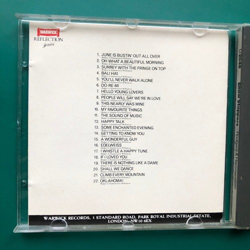 Eden Singers RODGERS & HAMMERSTEIN SHOW STOPPERS Soundtrack Musicals CD Oklahoma - 第 3/9 張圖片