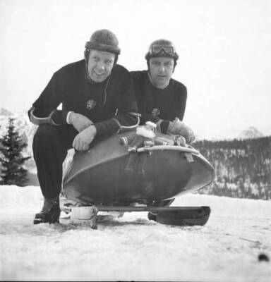 Franz Kapus and Hans Bolli 1949 Old Historic Photo 3