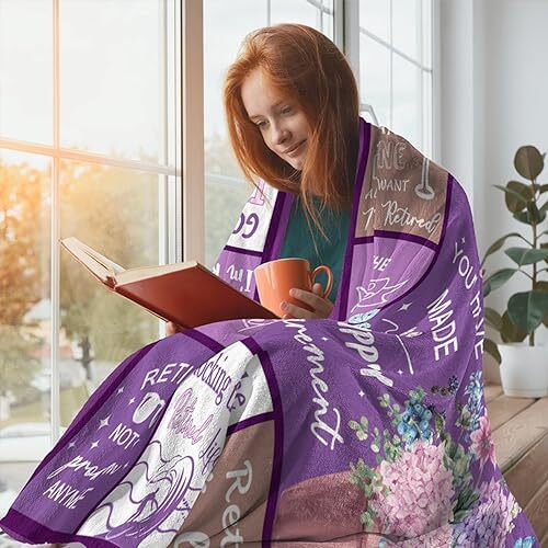 Retirement Blanket Gifts, Retirement Blanket Gifts for 50x60inches #Retirement - Picture 4 of 7