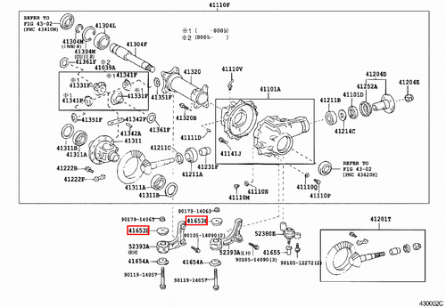 Genuine Toyota Hilux Surf VZN185 RZN185 Front Diff Mount Upper Bush Rubber x2 - Picture 4 of 9