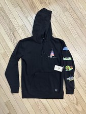 🔥 RARO NUEVO Vans Disney 50 Aniversario Sudadera con Capucha Negra Fuera de la Pared Adulto XS
