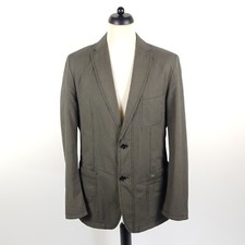 Camel active sport coat men's size 50 gray cotton casual jacket coat