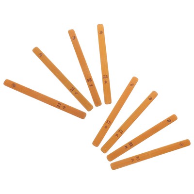  8 Pcs I-Ging-Wahrsagerei-Bambusstab Weissagungsstäbe Chinesische Glücksstäbchen