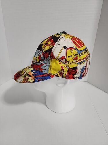 RARE MARVEL IRON MAN HAT ADULT LG/XLG 2009 COMIC ART LAYTON KIRBY HECK - Picture 2 of 5