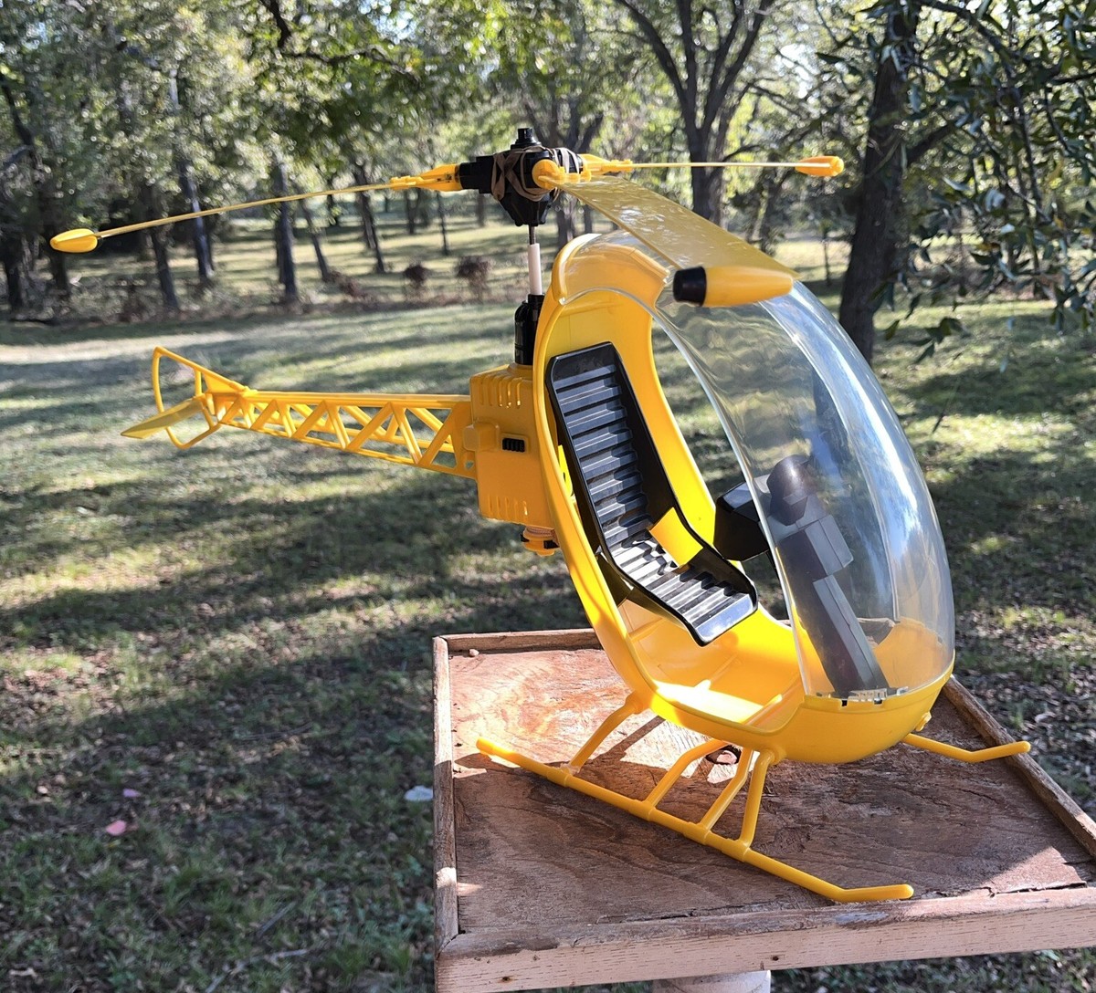 1971 GI Joe Adventure Team Helicopter W/ Original Box And Parts