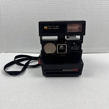 Polaroid 600 Land Camera Autofocus 660 Original Strap Vintage UNTESTED
