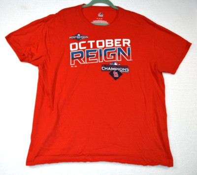 Men s MLB St. Louis Cardinals 2019 October Reign T-Shirt. Sz 2XL Red