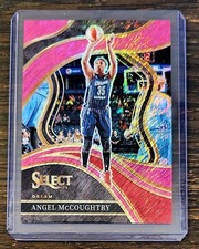 2024 Select WNBA Angel Mccoughtry Courtside Pink Shimmer FOTL Prizm #/3 Dream