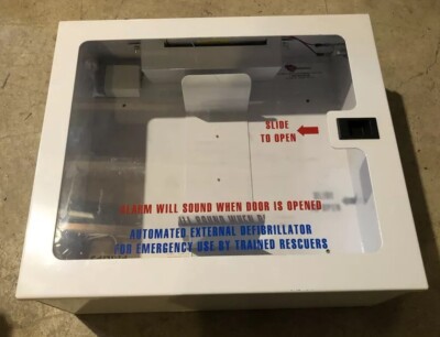 Heartstation AED Sub Compact Wall Staion With Audiable Alarm & Strobe Light