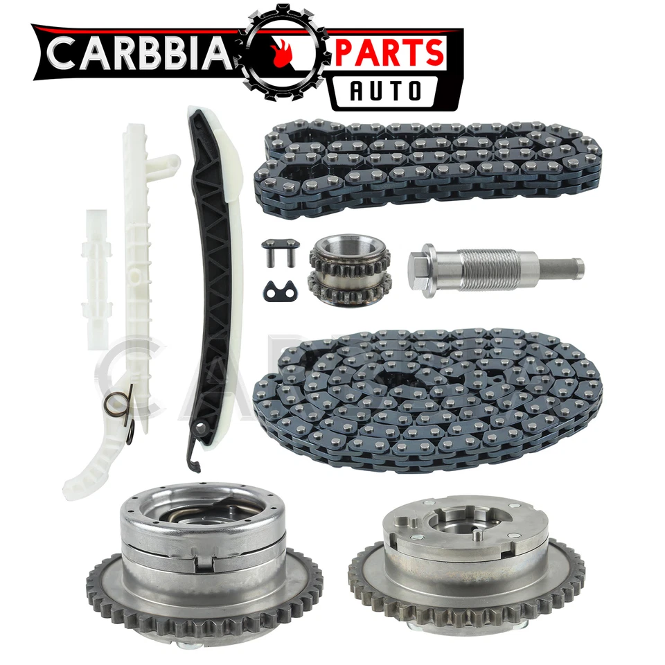 Kit de cadena de distribución par de engranajes VVT para Mercedes-Benz CLA250 E250 GLK200 2011-2017 Foto 3 de 4