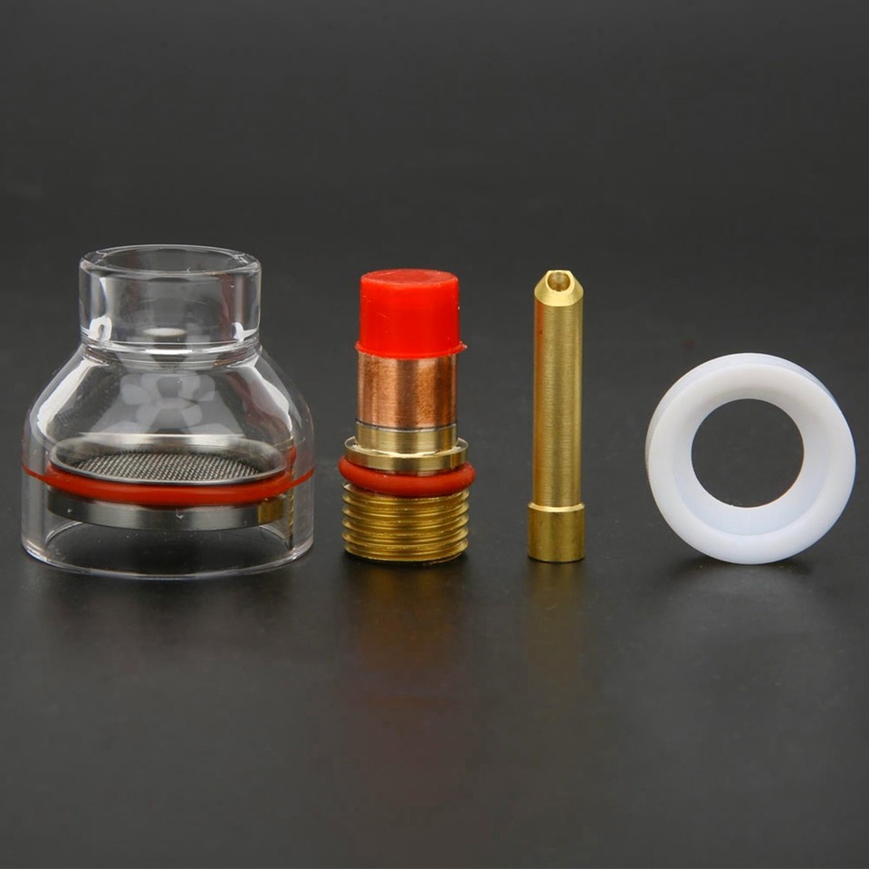 WP Welding Torch Kit Accessories Gas Lens Collet Glass Cup for WP17