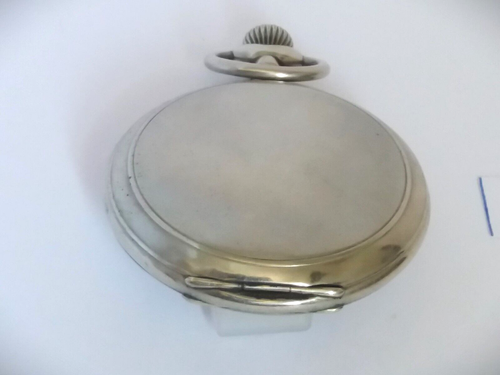 Pocket watch Henry Moser. Hunter pocket watch ,nickel chrome case - Picture 10 of 11