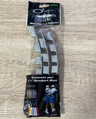 GRAY PORT INSERTS & THROAT PIECE PRINCE O3 SPEEDPORT BLACK / TEAM