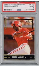 1991 Gold Leaf Reggie Sanders PSA 9