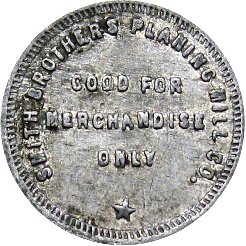 1902 Heaters West Virginia R9 Lumber Good For Token Smith Bros Planing