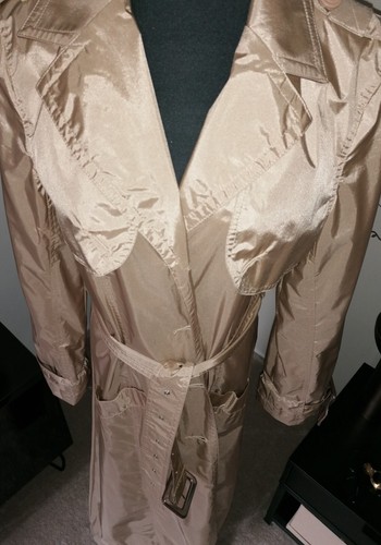 Trenchcoat Regenmantel Hammer Teil in Gold 34-36 ausverkauft ! - Bild 7 von 16