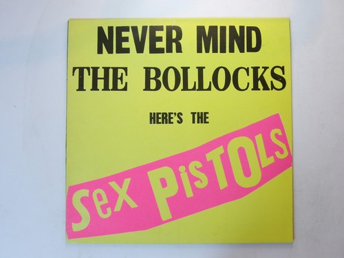 Sex Pistols:  Never Mind The Bollocks  1985 UK EX+  LP BELSEN MISPRINT