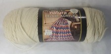 Natura Deluxe Yarn Fisherman 202 1 skein 8 Ozs 4 Ply No Dye Acrylic