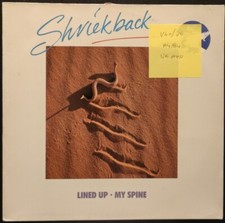 Shriekback Lined Up My Spine Vinyl Record 12" VG+/VG YT106 1983