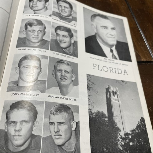 1965 OLE MISS REBELS VS FLORIDA COLLEGE FOOTBALL PROGRAM homecoming OXFORD MS - Picture 9 of 10
