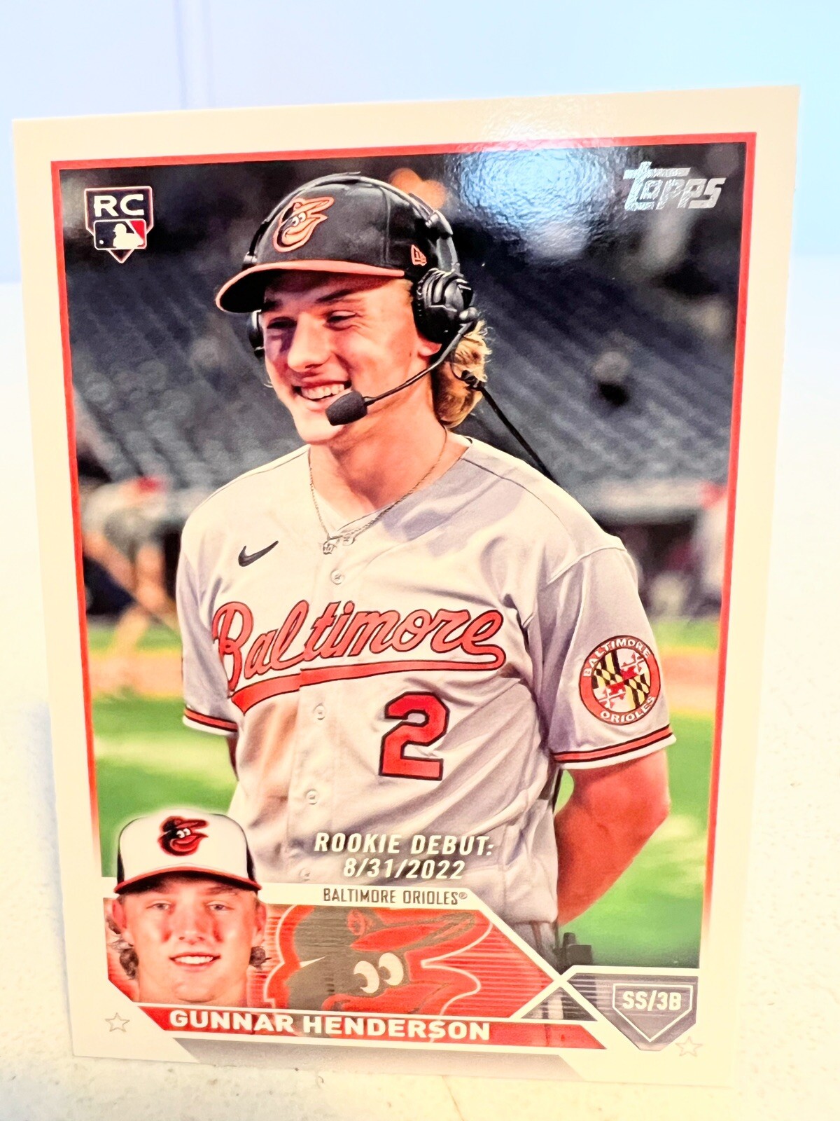 2023 Topps Update Series - Rookie Debut #US18 Gunnar Henderson (RC)