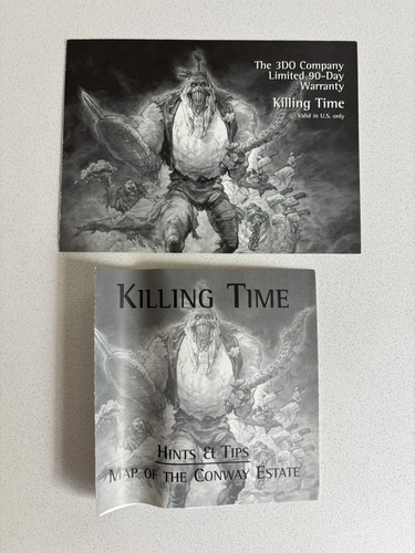 Killing Time Long Box CIB Complete Panasonic REAL 3DO Game 1995 - Tested - Picture 22 of 23