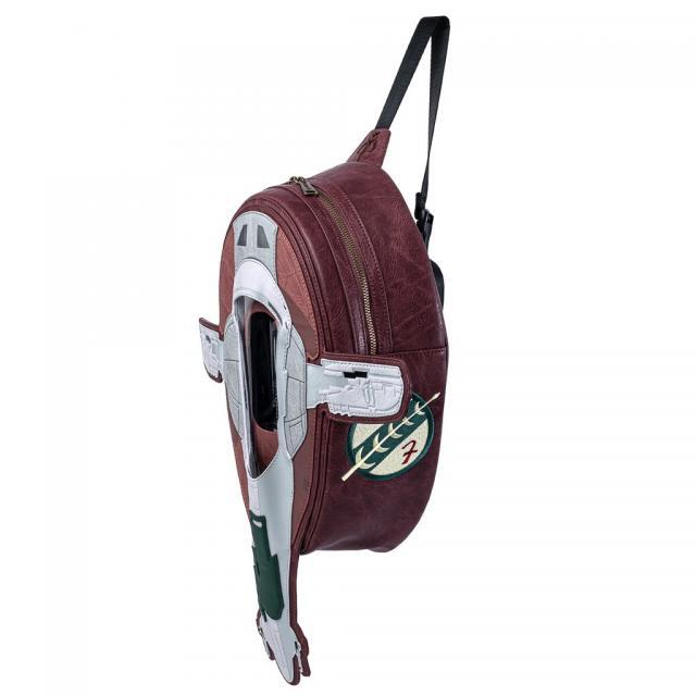Loungeflt Star Wars Slave 1 Sling Bag Backpack 2020 Con Exclusive Funko Pop NYCC 2020 Loungefly Excl: Star Wars - Boba Fett Slave 1 Mini  main image 4