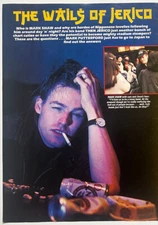 MARK SHAW / THEN JERICO - 1987 Full page UK magazine poster