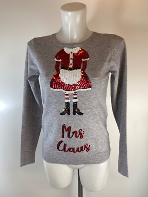 Damen neu Mrs Claws Weihnachten Pullover Größe 8 10 12 14 16 18