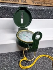 Engineer Lensatic Green Directional Compass Floating Dial Camping Hiking Compass