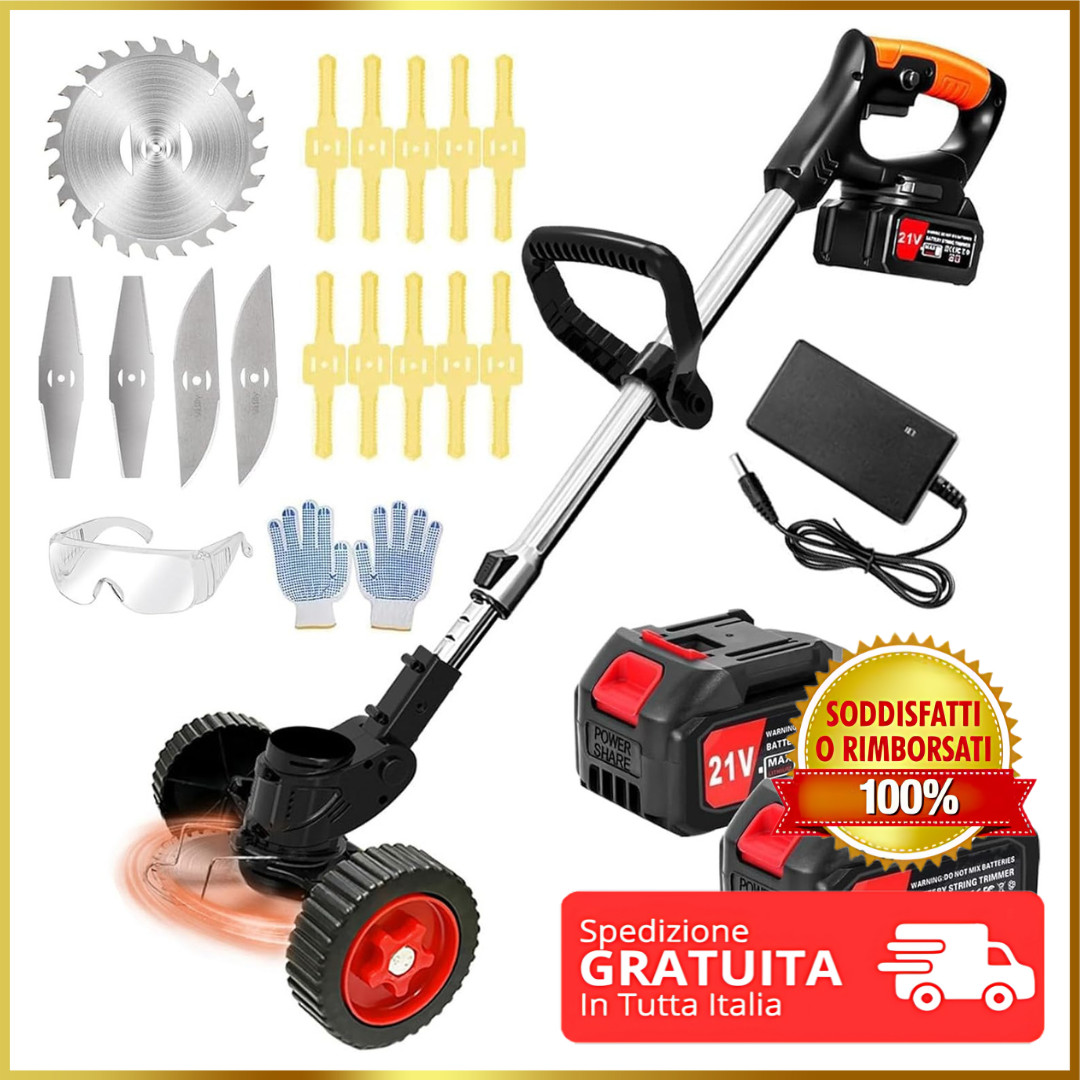 Decespugliatore Elettrico 21V - Il Segreto per un Giardino Ordinato