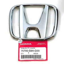75700-S9A-G00 Grille Mounted Chrome Honda H Emblem Nameplate for Accord New