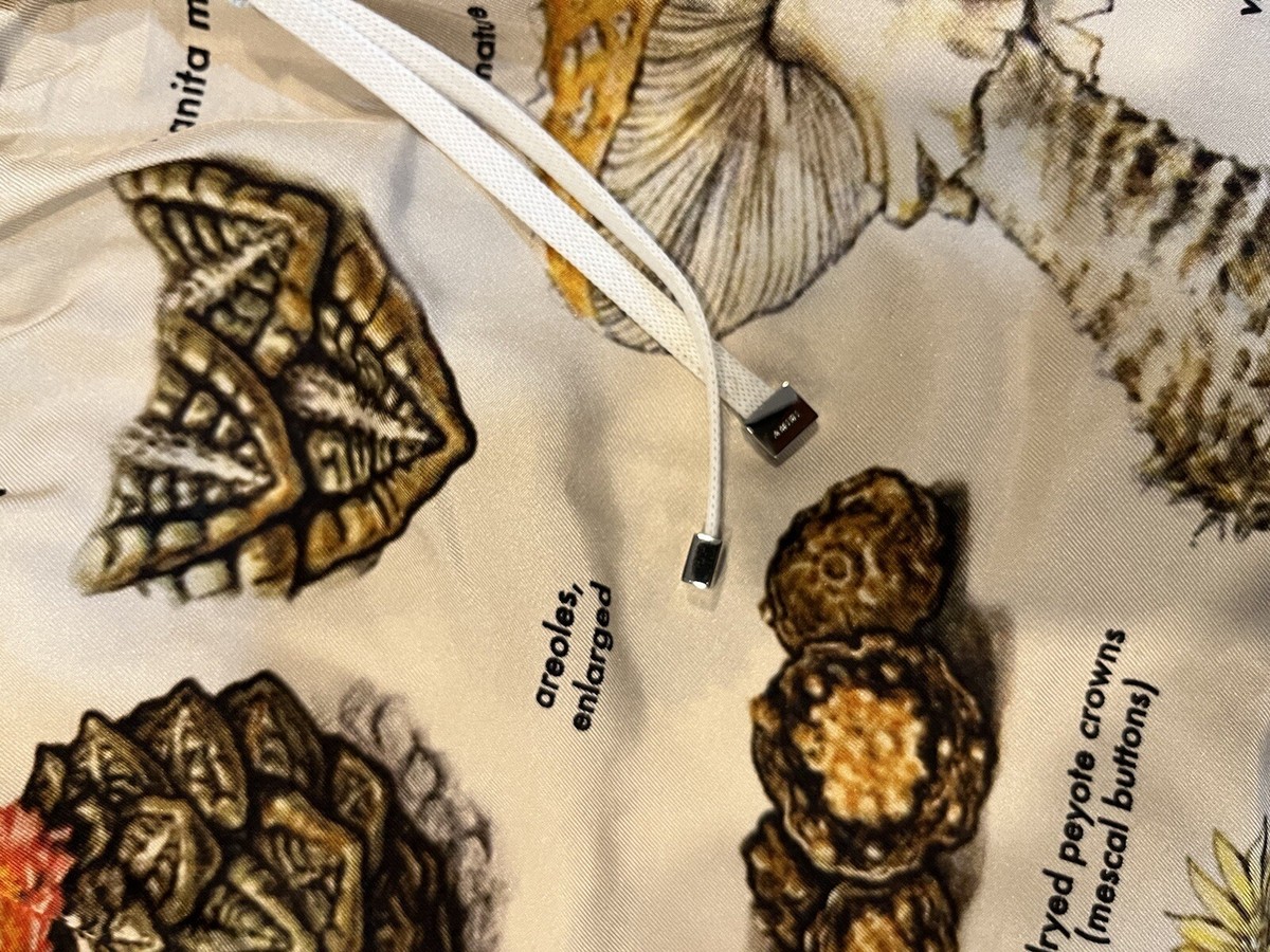 AMIRI PSYCHEDELIC MUSHROOM SILK SHORTS 