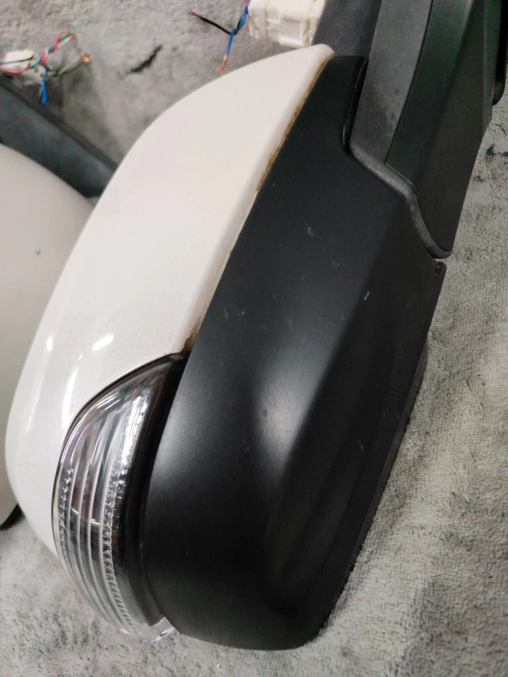 Espejos retrovisores laterales para puerta JDM SUBARU Liberty Legacy 2012 BM9 BR9 1 par blancos Foto 4 de 4