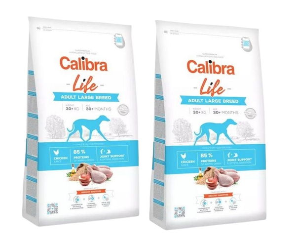 Calibra Dog Life Adult Large Breed Chicken 24 Kg (2 X 12 Kg)-image