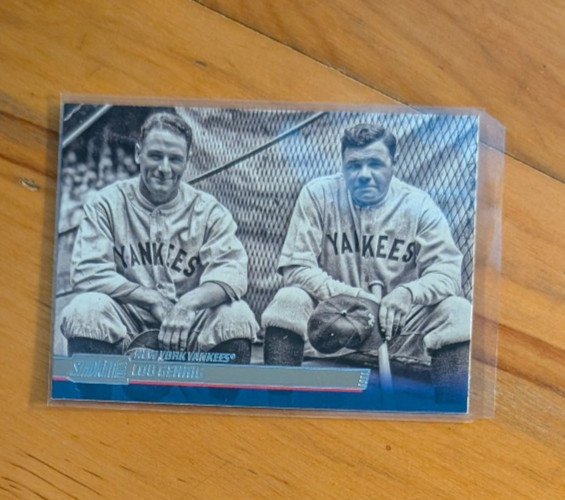 2014 Stadium Club #27 Lou Gehrig w/Babe Ruth Yankees