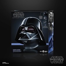 NEW Star Wars The Black Series Darth Vader Premium Electronic Helmet