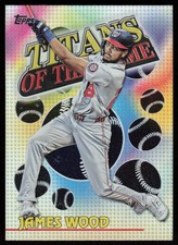 2026 Topps Series 1 Celebration James Wood Titans of the Game #TOG-15 Nationals
