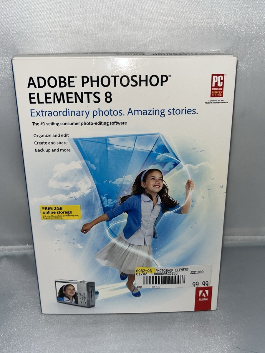 Adob Photo Elements 8 Software Disc Windows | eBay