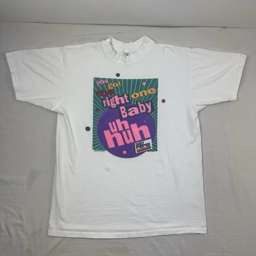 Vintage Pepsi Uh Huh T Shirt Adult XL Diet Pepsi Soda Promo Snack Tee 90s  - product listing photo