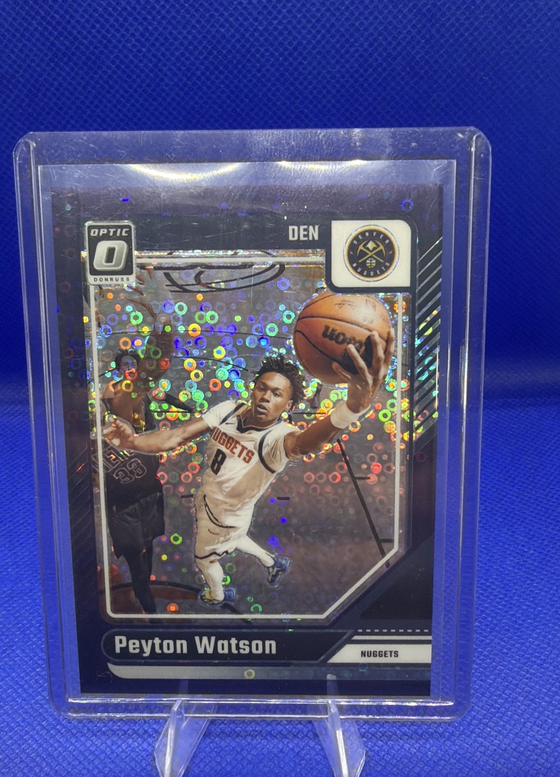 2024-25 Panini Donruss Optic - Peyton Watson #216 Purple Fast Break Prizm /99