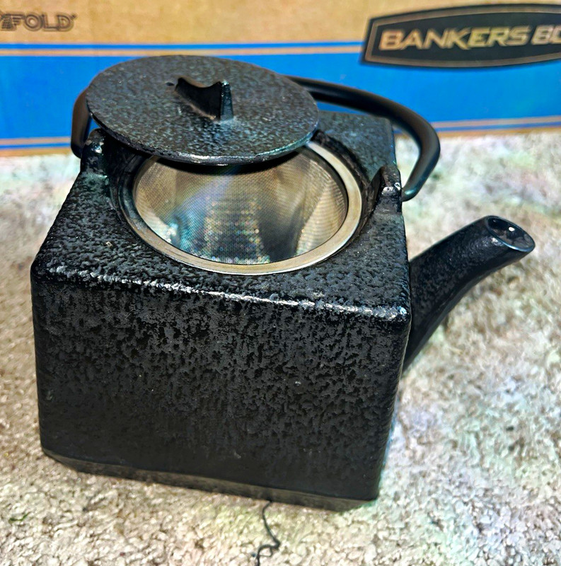 Japanese-style cast iron Tetsubin teapot w/ Lid & Infuser