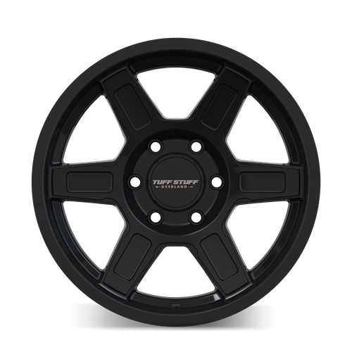 17x8.5 Tuff Stuff Overland TS01 Ascent Gloss Black Wheel 6x120 (0mm) - Picture 2 of 7