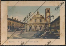 °°° 33089 - VIGEVANO - IL DUOMO E PIAZZA DUCALE (PV) 1955 °°°
